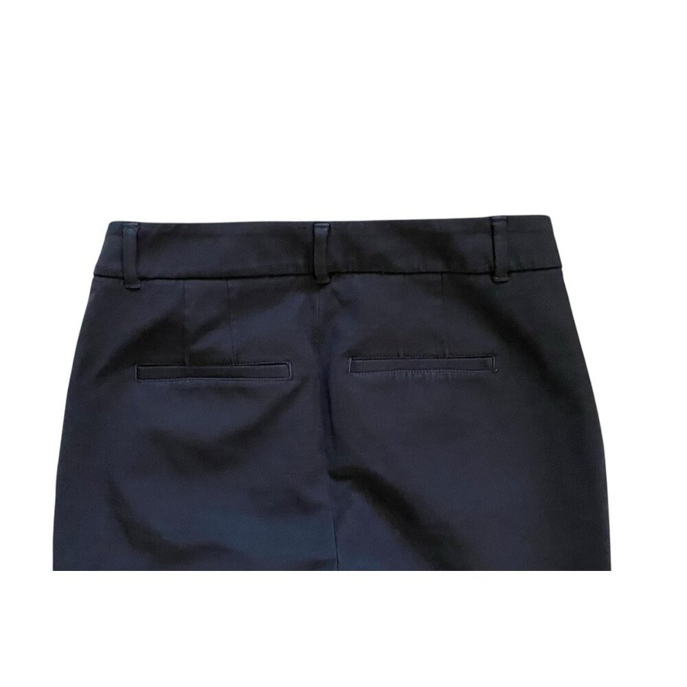 White House Black Market Womens ' The Slim Trouser ' Black Dress Pants Size 2 - Picture 3 of 6